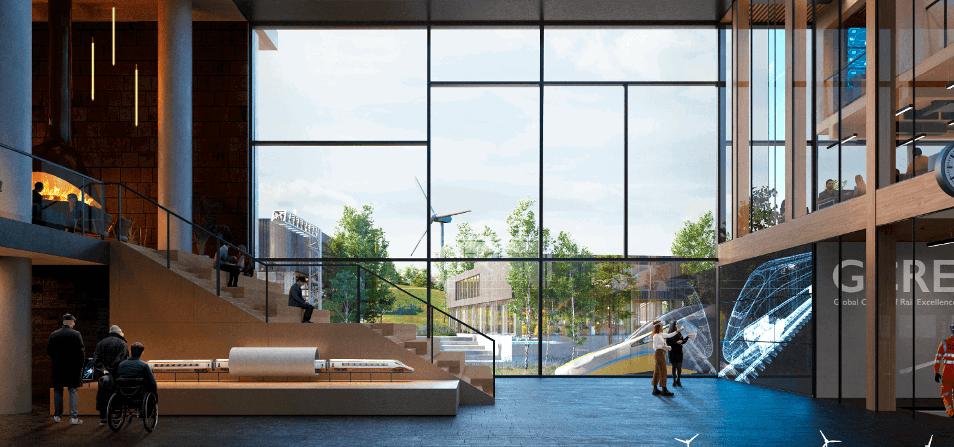 LorAWAN gateway at Global Centre of Rail Excellence